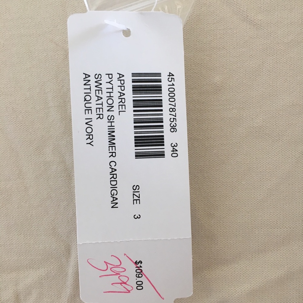 FINAL MARKDOWN NWT ladies Chico’s python shimmer … - image 5